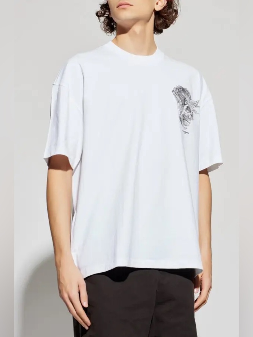 ALLSAINTS Mysteries Short Sleeve Crew - White Size Large